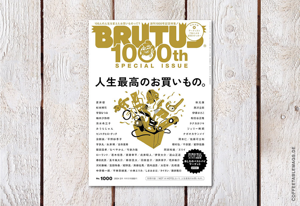 BRUTUS Magazine – Number 1000: The best purchase of your