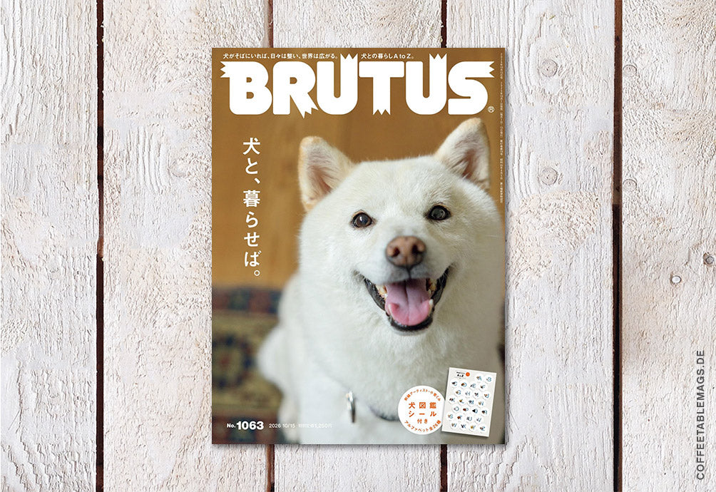 BRUTUS Magazine – Number 1063: Living with Dogs, cover