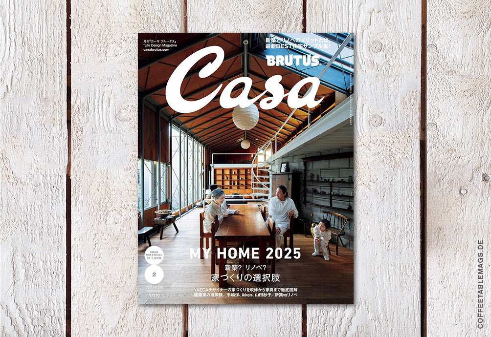 Casa Brutus – Number 298: My Home 2025 – Coffee Table Mags