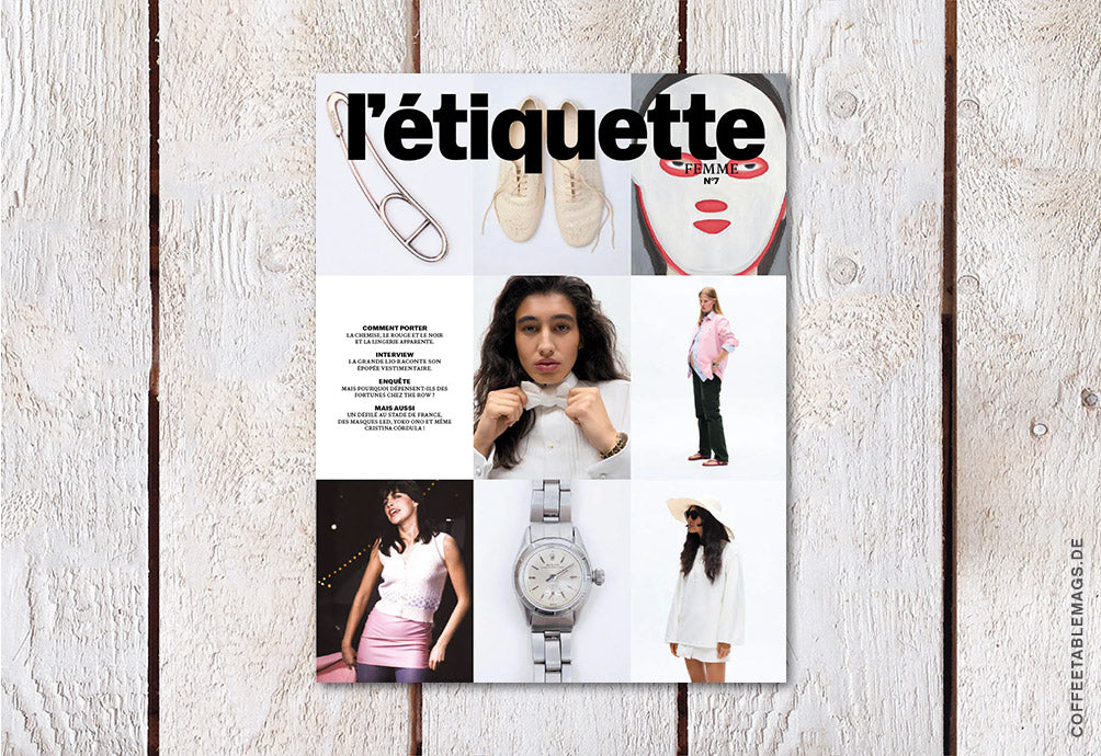 L’étiquette Femme – Number 07: Spring/Summer 2026, cover, women’s fashion magazine
