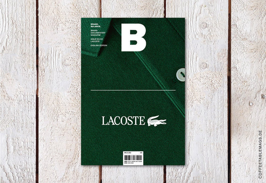 Magazine B – Issue 101: Lacoste, cover, brand documentary magazine