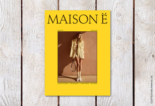 MAISON Ë – Issue 05: A tribute to spring & its rising momentum, cover, lifestyle magazine