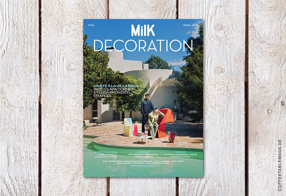 Milk Decoration – Number 63, cover, interior design magazine