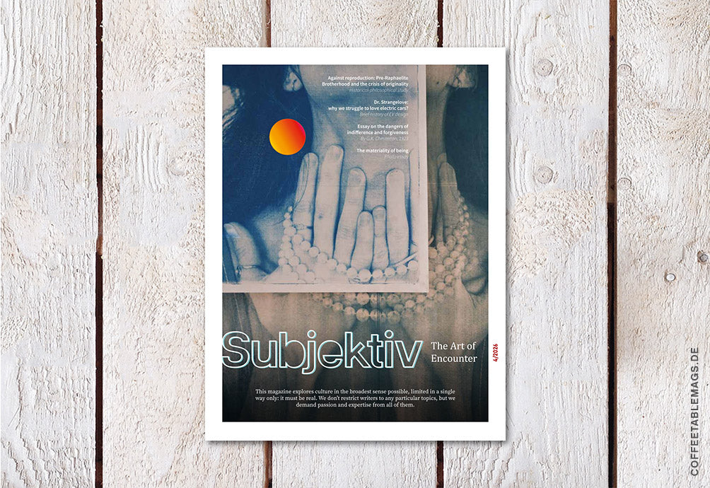 Subjektiv Magazine – Issue 01, cover