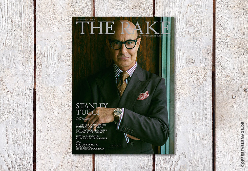 The Rake – Issue 106, cover: Stanley Tucci, mens magazine