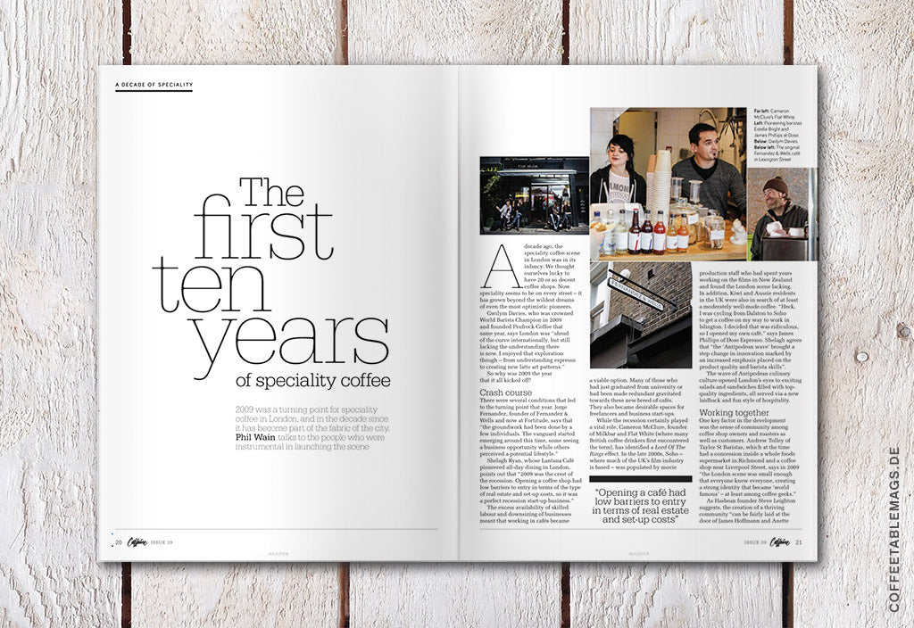 Coffee Table Mags / Independent Magazines / Caffeine – Volume 39 – Inside 01