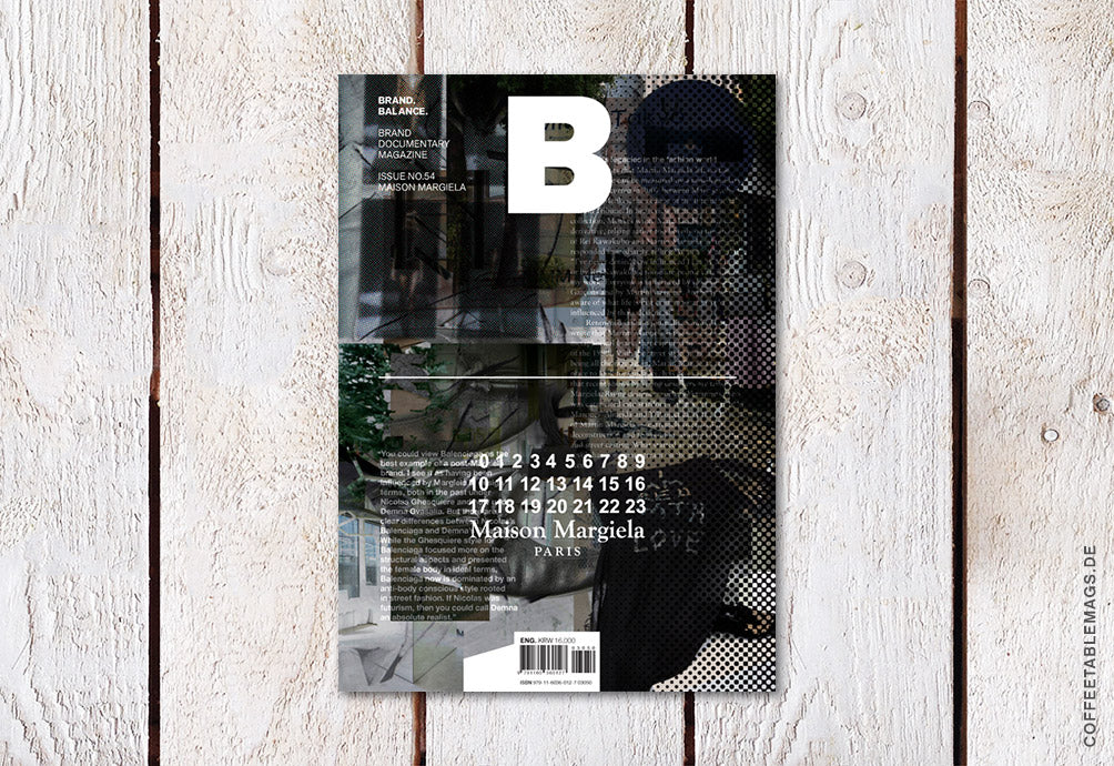 Magazine B – Issue 54: Maison Margiela – Coffee Table Mags