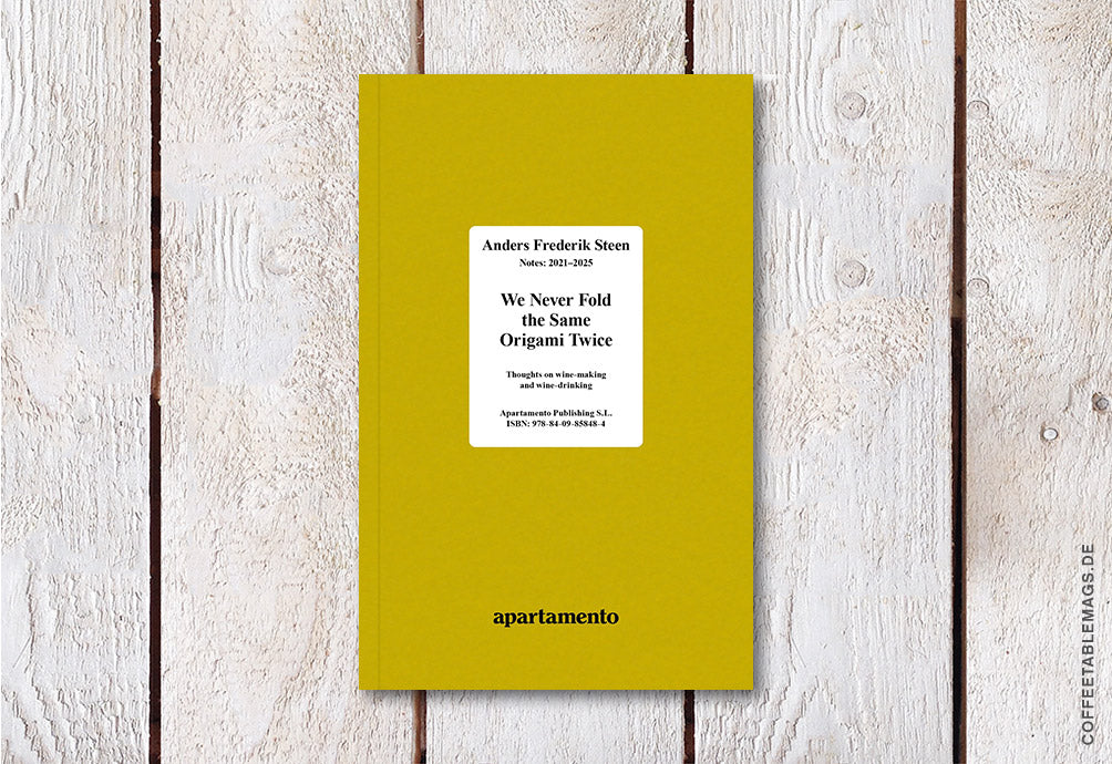 Anders Frederik Steen: We Never Fold the Same Origami Twice, cover