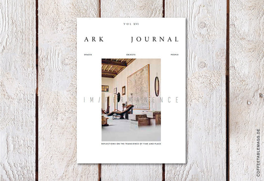 Ark Journal – Volume 16, cover 01, interior design magazine