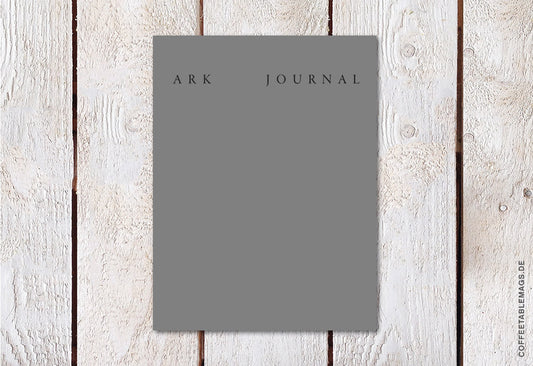 Ark Journal – Volume 15, placeholder cover, interior design magazine