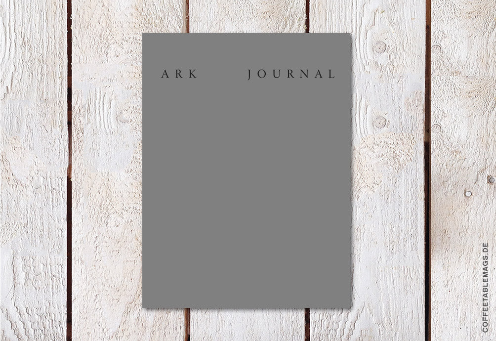 Ark Journal – Volume 16, cover, interior design magazine