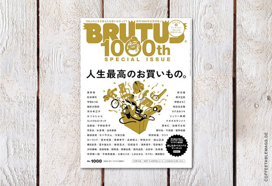 BRUTUS Magazine – Number 1000: The best purchase of your life – Cover