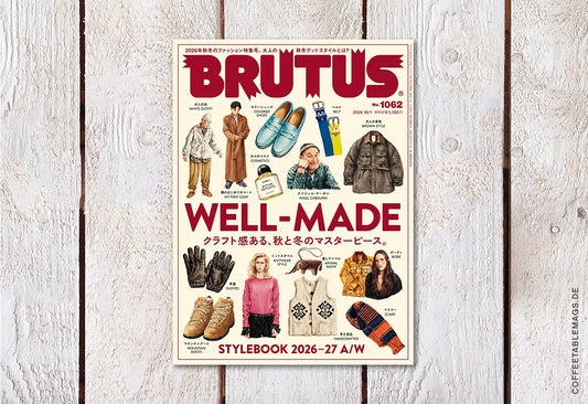 BRUTUS Magazine – Number 1062: WELL-MADE (Stylebook 2026-27 A/W), cover