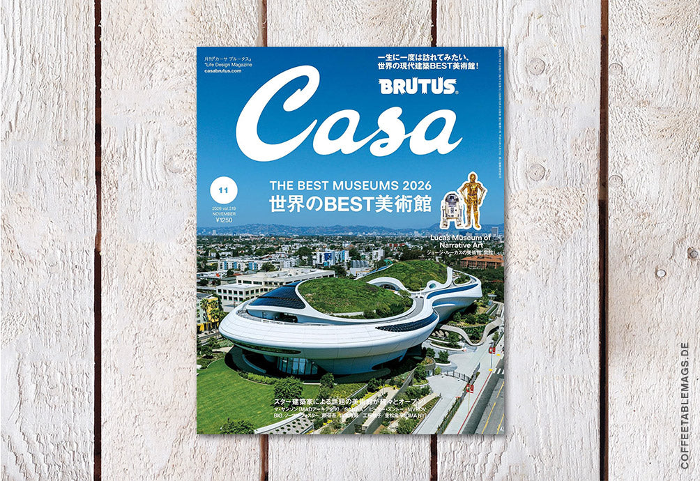 Casa Brutus – Number 319: The Best Museums 2026, cover