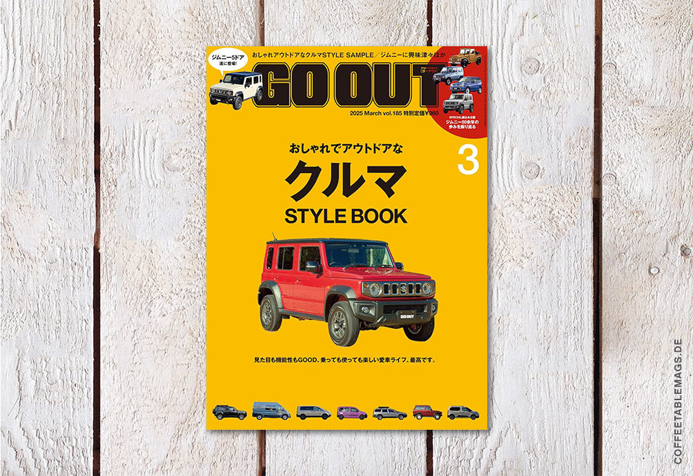 GO OUT – Volume 185: Stylish and Outdoor Car STYLE BOOK – Cover