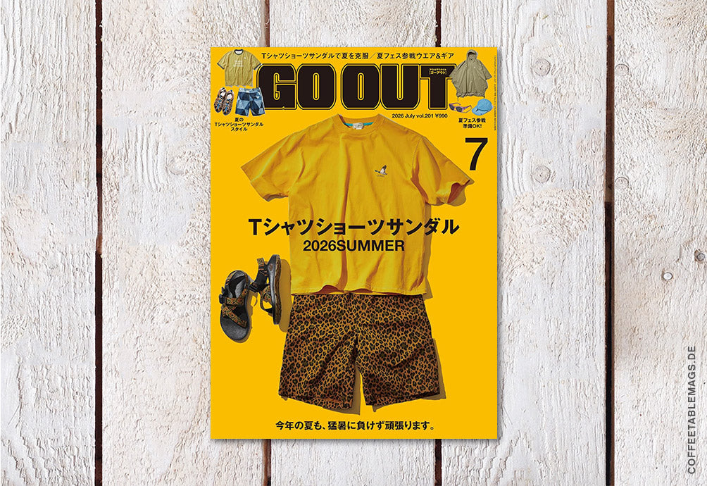 GO OUT – Volume 201: T-Shirts, Shorts, & Sandals: Summer 2026, cover, men’s outdoor fashion