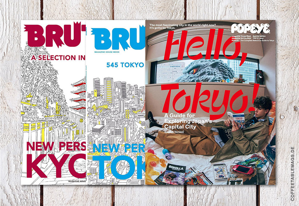 Tokyo & Kyoto — Japan City Guide Set, cover, japnese magazines