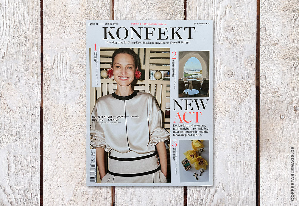Konfekt – Issue 22: Spring 2026, cover, lifestyle magazine