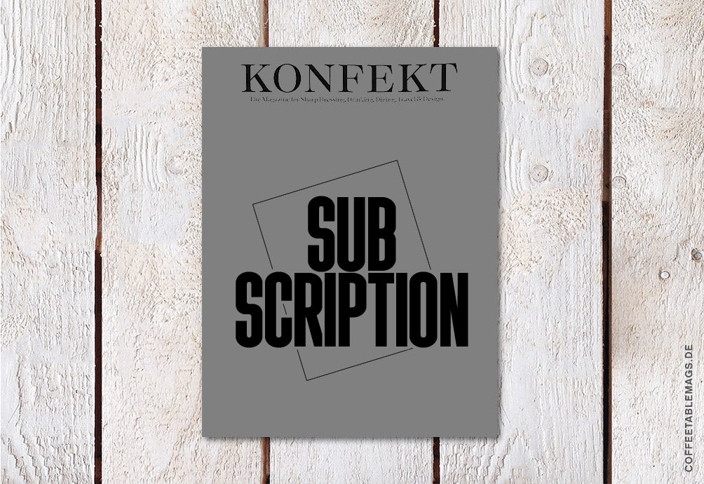 Konfekt Subscription – Cover