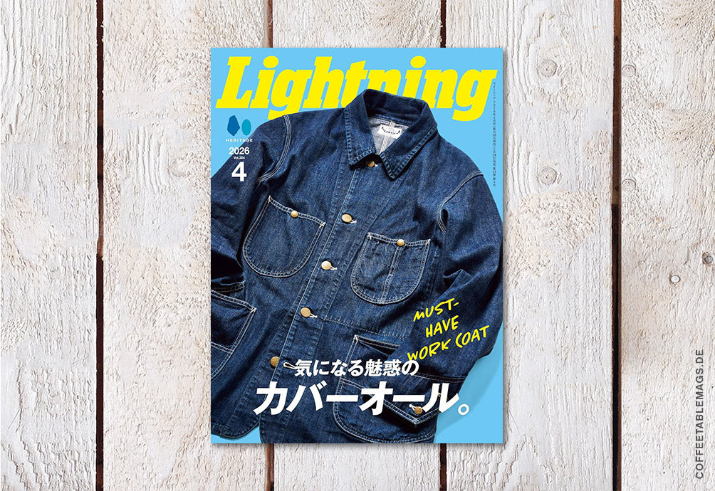 Lightning – Volume 384: The Alluring Coveralls That Will Catch Your Eye, cover, Japanese men’s magazine for vintage clothing