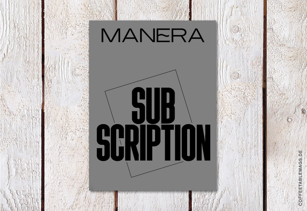 Manera Magazine Subscription – Cover