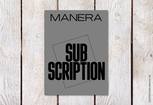 Manera Magazine Subscription – Cover