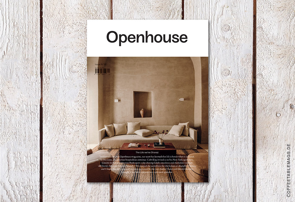 Openhouse Magazine – Issue 20: The Life we’ve Shared – Cover 01