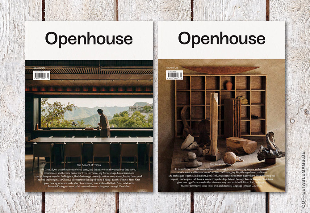 Openhouse Magazine – Issue 26: The Accent of Things, cover