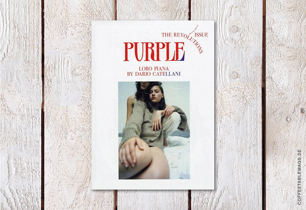 Purple – Issue 40: The Revolutions Issue – Cover: Loro Piana by Dario Catellani