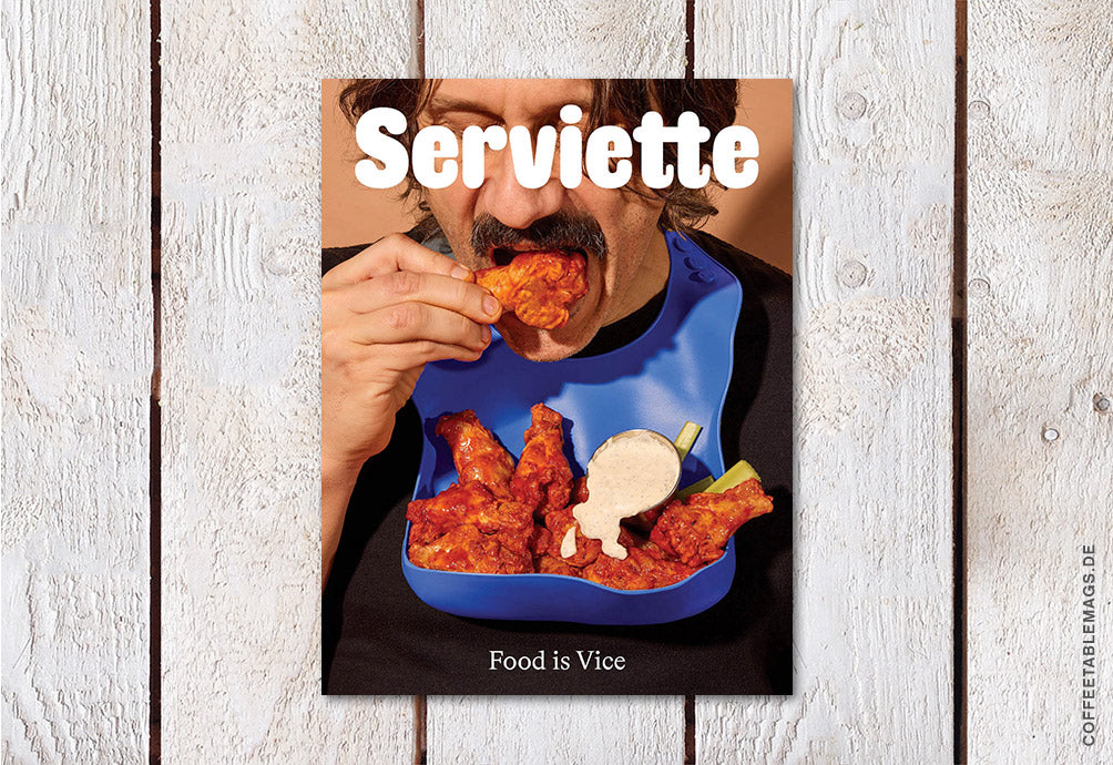 Serviette – Issue 08: Food is Vice, cover, food magazine