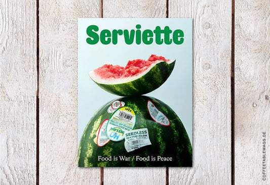 Serviette – Issue 09: Food is War / Food is Peace, cover