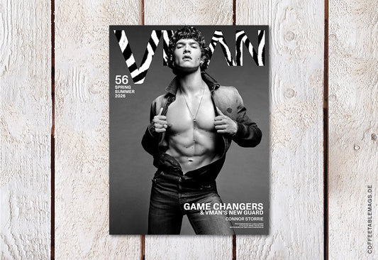 VMAN – Issue 56: Game Changers, cover: Connie Storrie, men’s magazine