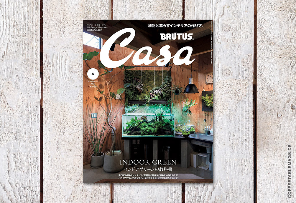 Casa Brutus – Number 277: Indoor Green – Cover