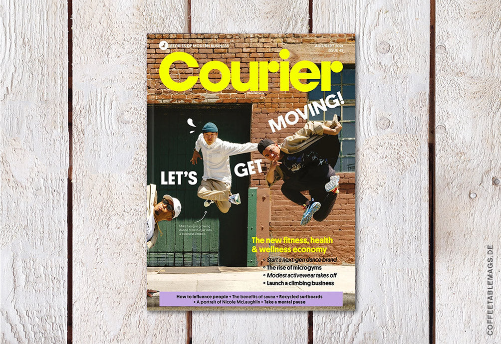 Courier – Issue 42: Let’s Get Moving! – Cover
