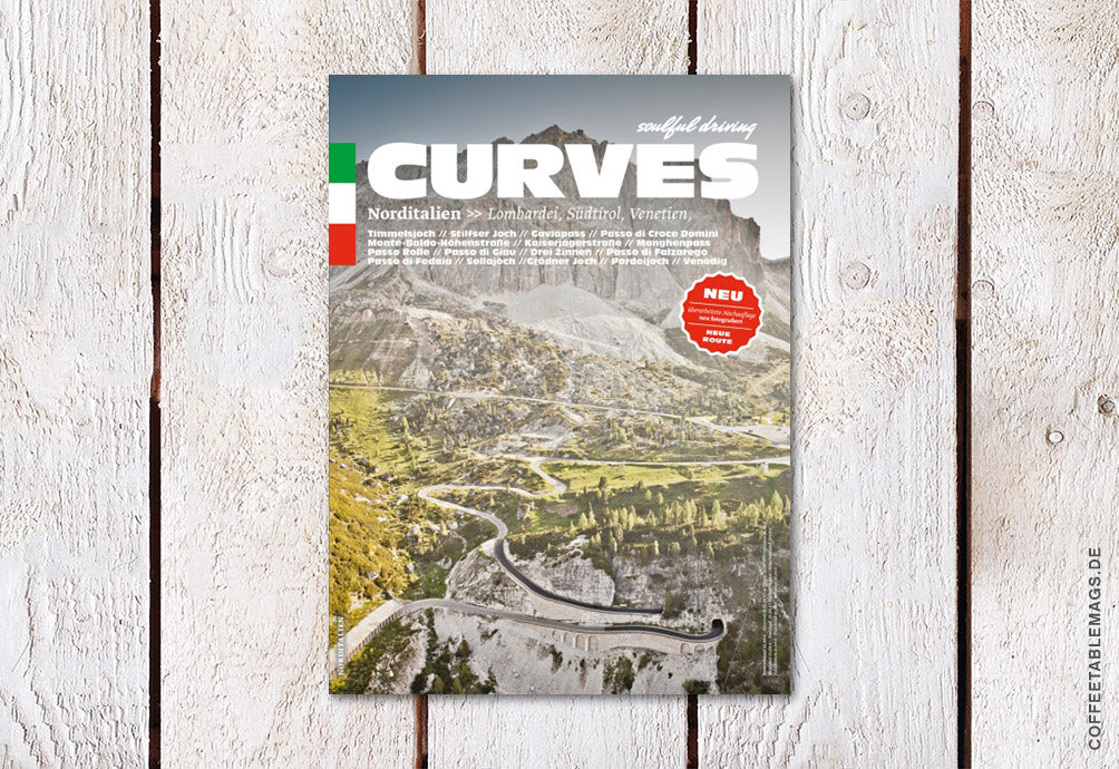 Copy of Curves Magazine – Number 3: Northern Italy – Cover