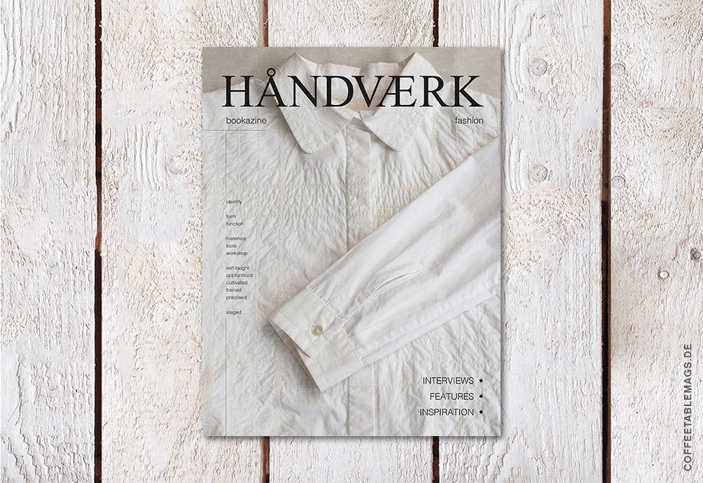HÅNDVÆRK Bookazine – Number 08: Fashion – Cover