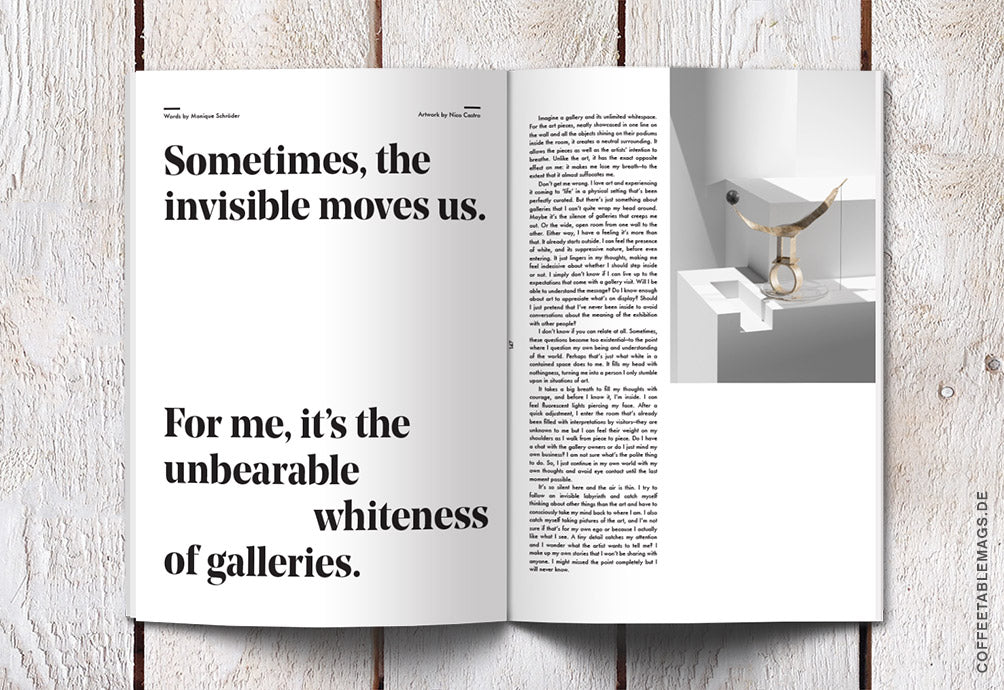 Coffee Table Mags // Independent Magazines // Sindroms – Issue #3: White – Inside 07