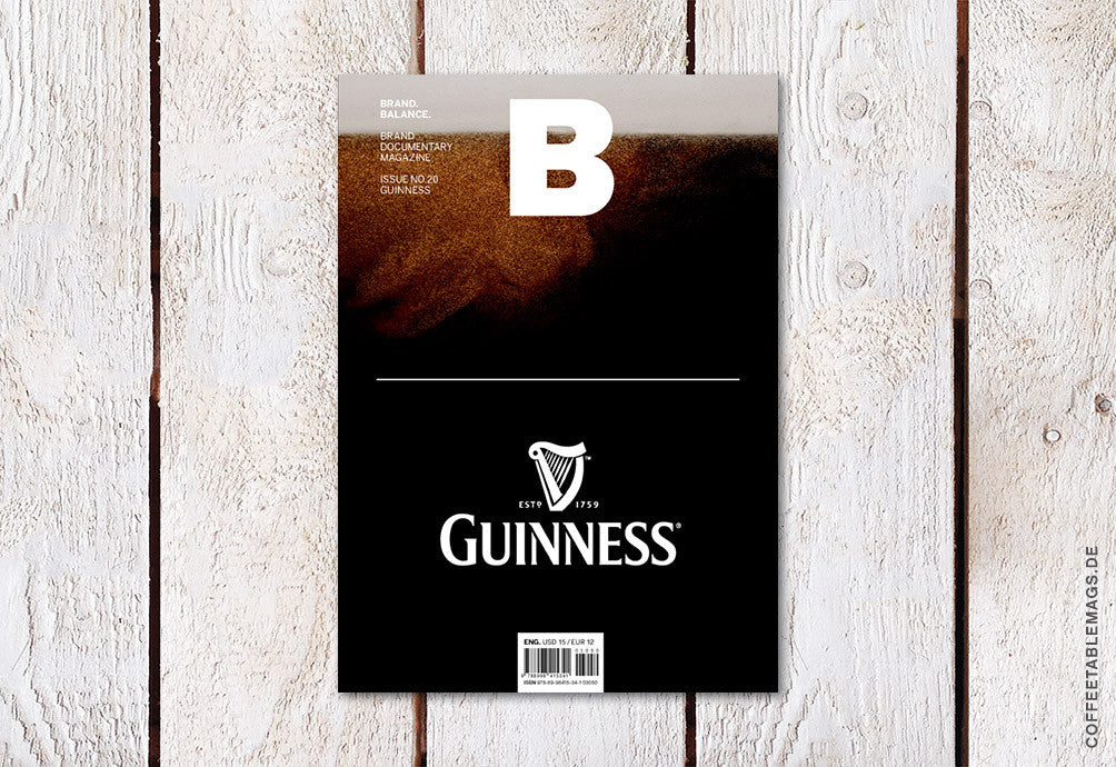 Magazine B – Issue 20 (Guiness) – Cover