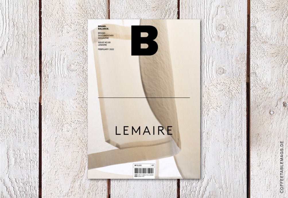 Magazine B – Issue 90: Lemaire – Cover