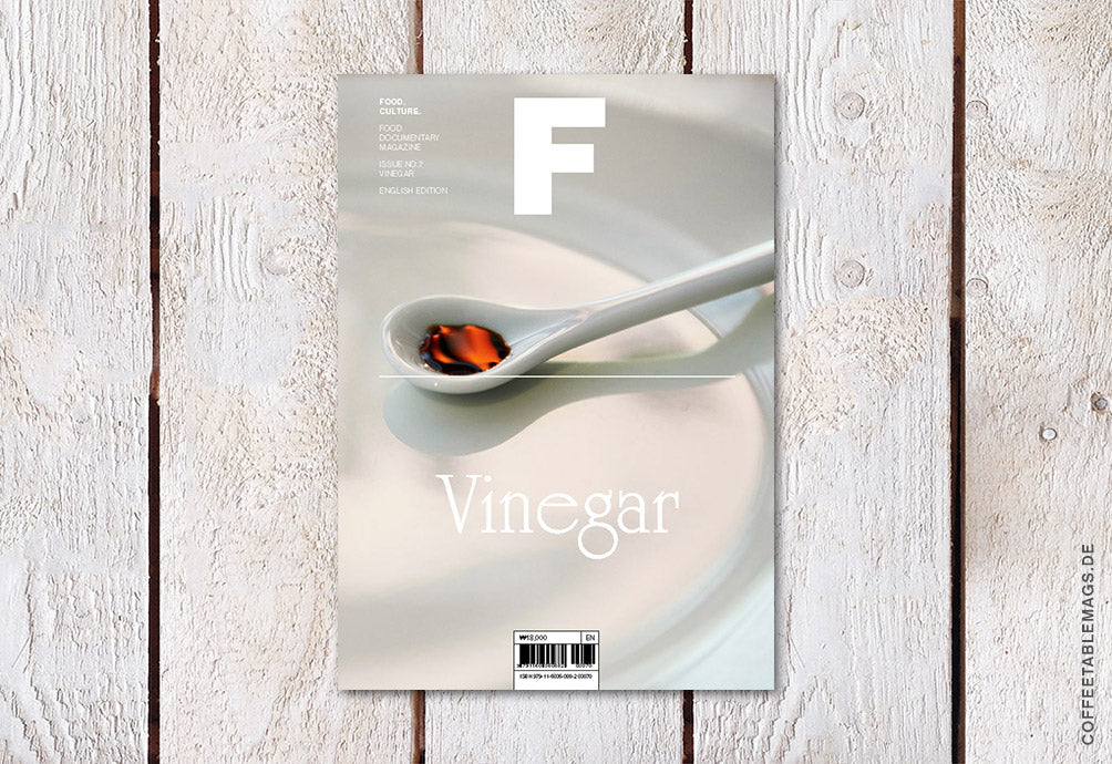 Magazine F – Issue 07: Vinegar – Cover