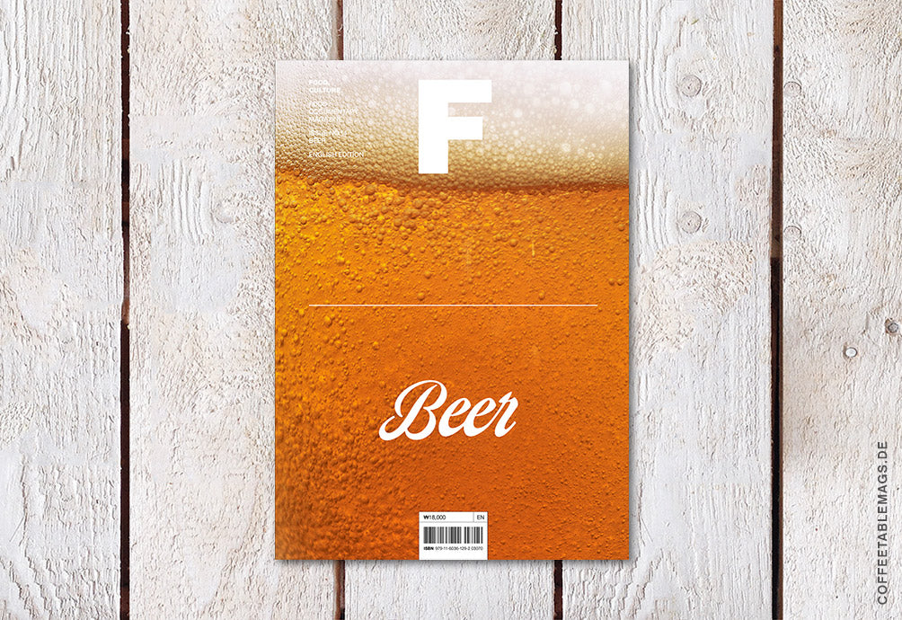 Magazine F – Issue 14: Beer – Cover