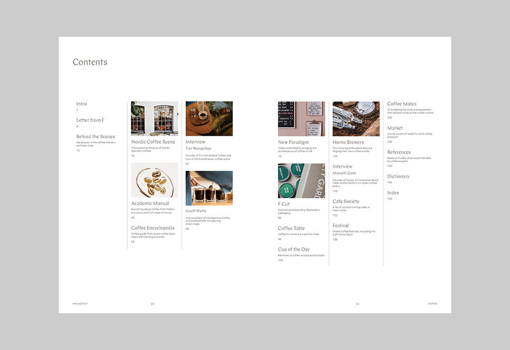Magazine F – Issue 18: Coffee – Inside 01