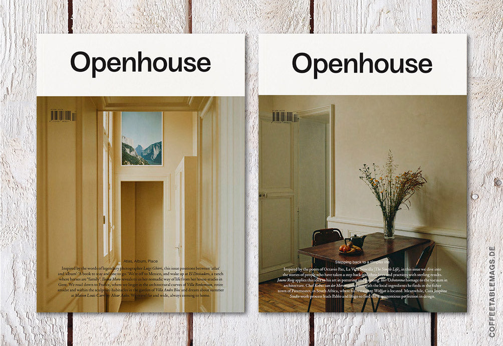 Openhouse Magazine – Issue 18: Stepping back to a simpler life – Cover